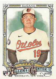 2025 Topps Allen & Ginter Baseball Tomoyuki Sugano #149 Rookie