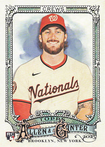 2025 Topps Allen & Ginter Baseball Dylan Crews #120 Rookie