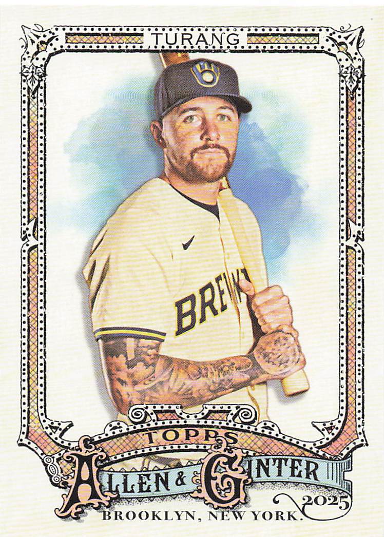2025 Topps Allen & Ginter Baseball Brice Turang #222