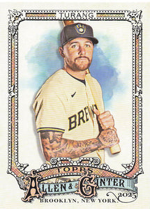 2025 Topps Allen & Ginter Baseball Brice Turang #222