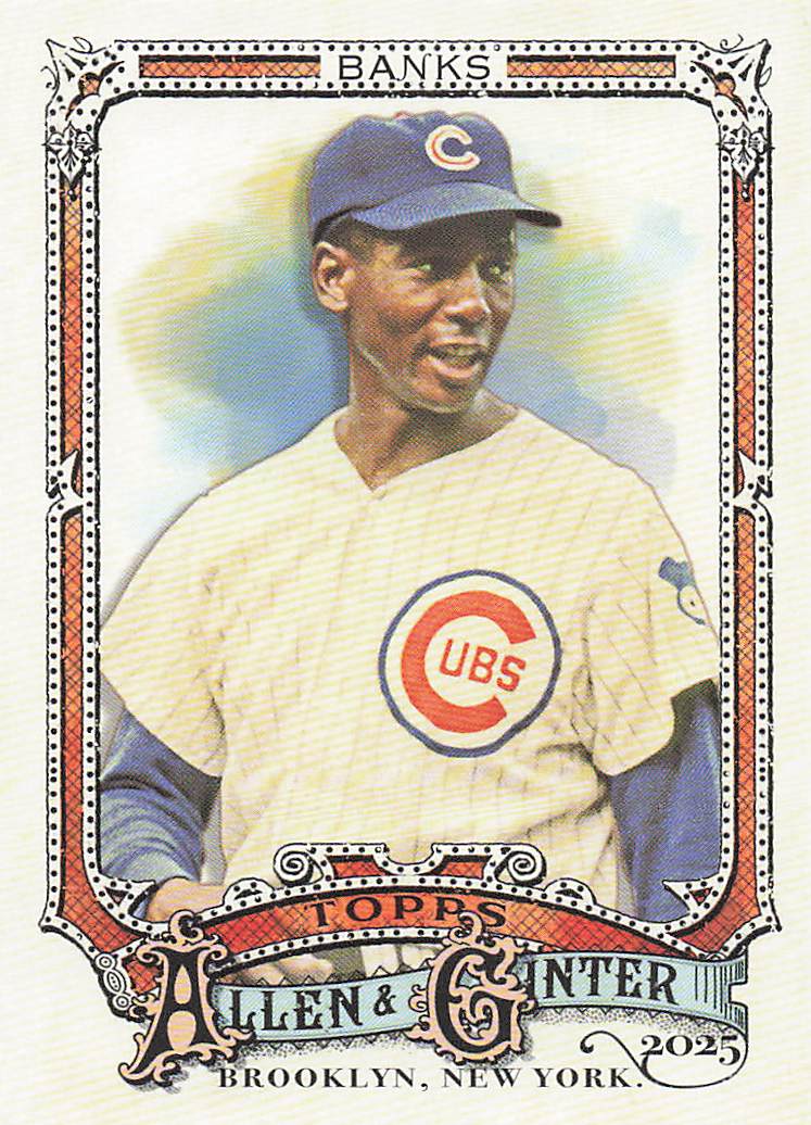 2025 Topps Allen & Ginter Baseball Ernie Banks #54