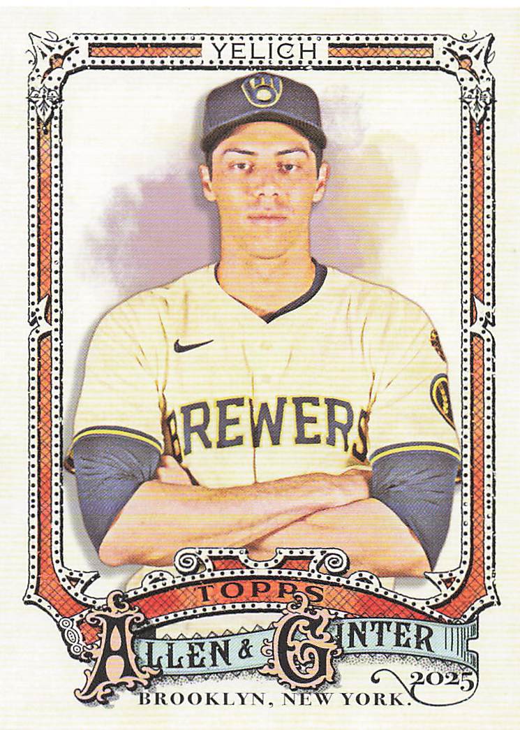 2025 Topps Allen & Ginter Baseball Christian Yelich #111