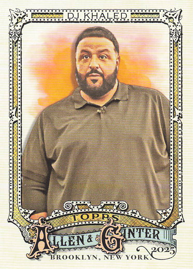 2025 Topps Allen & Ginter Baseball DJ Khaled #208