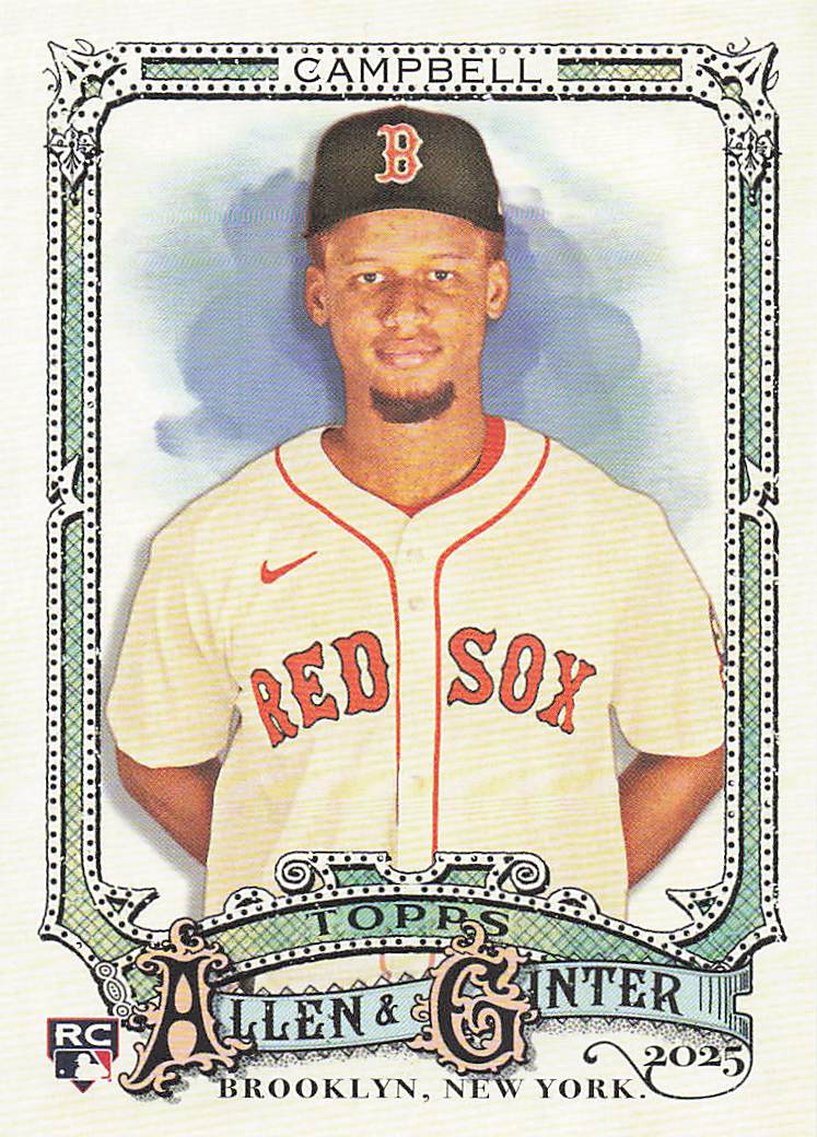 2025 Topps Allen & Ginter Baseball Kristian Campbell #89 Rookie