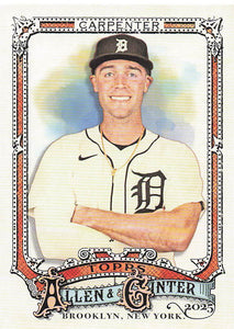 2025 Topps Allen & Ginter Baseball Kerry Carpenter #158