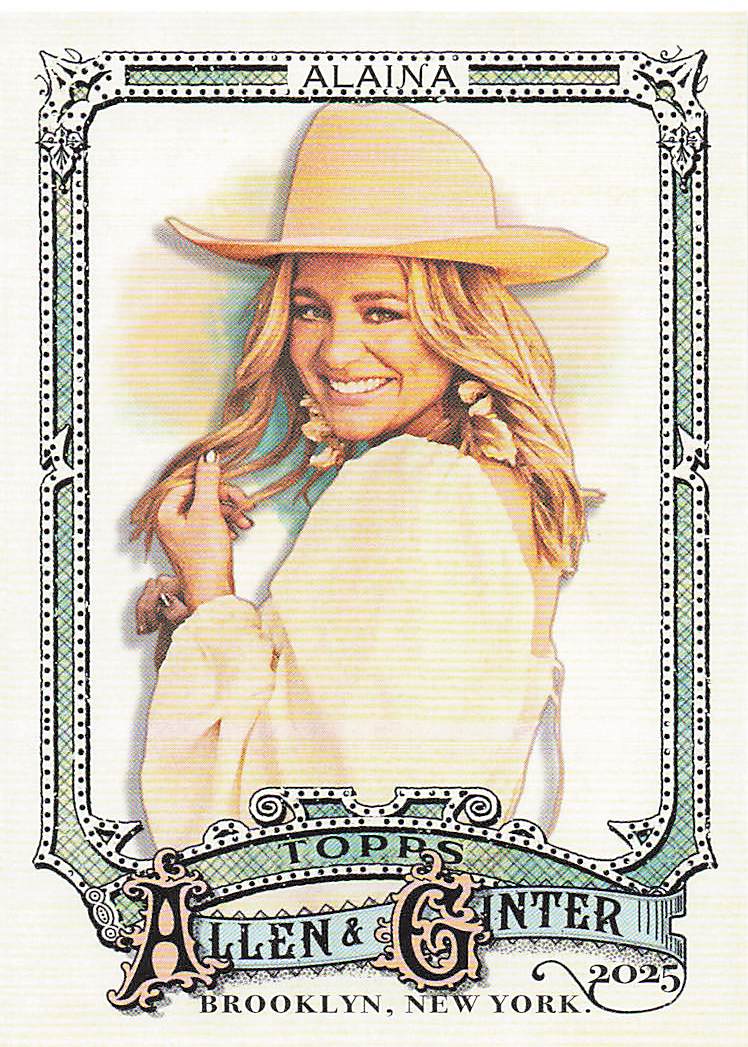 2025 Topps Allen & Ginter Baseball Lauren Alaina #252