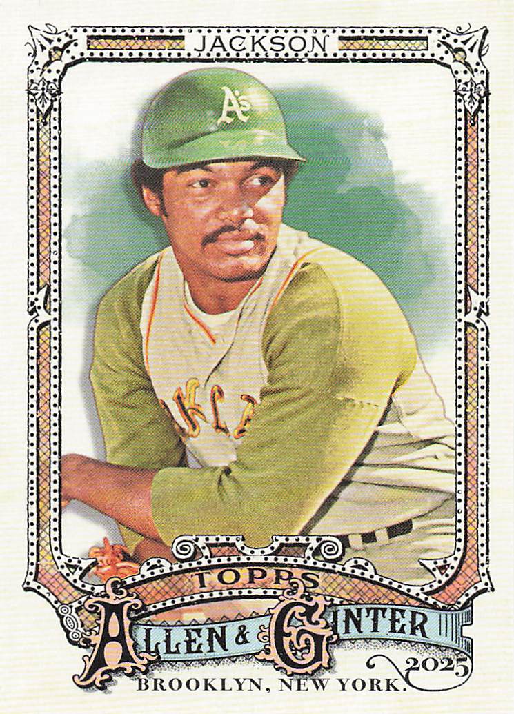 2025 Topps Allen & Ginter Baseball Reggie Jackson #60