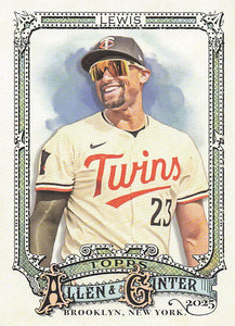 2025 Topps Allen & Ginter Baseball Royce Lewis #221