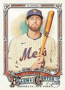 2025 Topps Allen & Ginter Baseball Brandon Nimmo #238