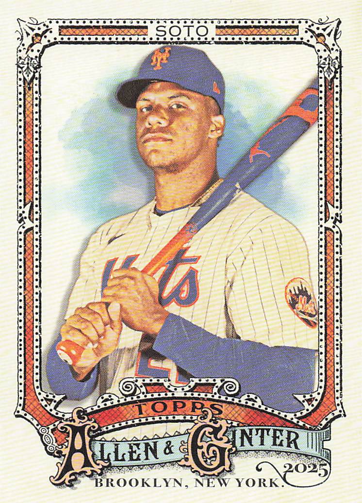 2025 Topps Allen & Ginter Baseball Silver Portrait Juan Soto #95
