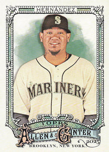 2025 Topps Allen & Ginter Baseball Félix Hernández #171