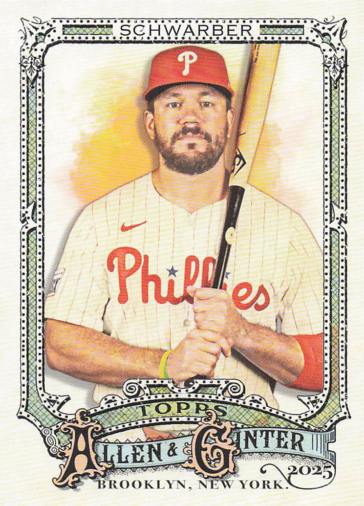 2025 Topps Allen & Ginter Baseball Kyle Schwarber #246