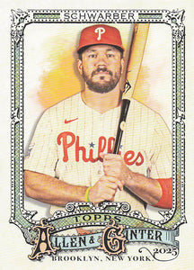 2025 Topps Allen & Ginter Baseball Kyle Schwarber #246