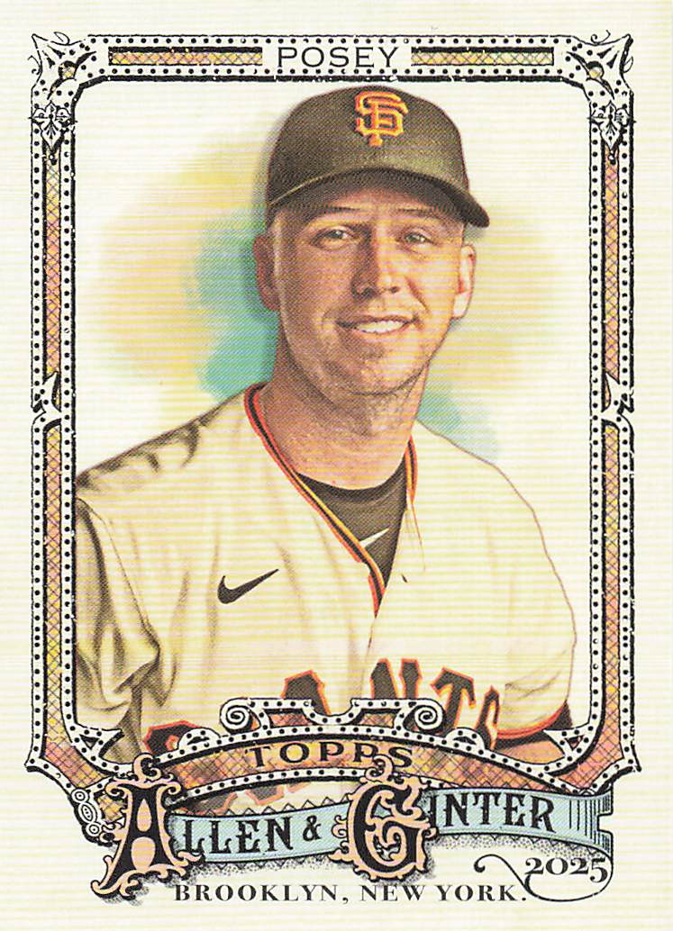 2025 Topps Allen & Ginter Baseball Buster Posey #45