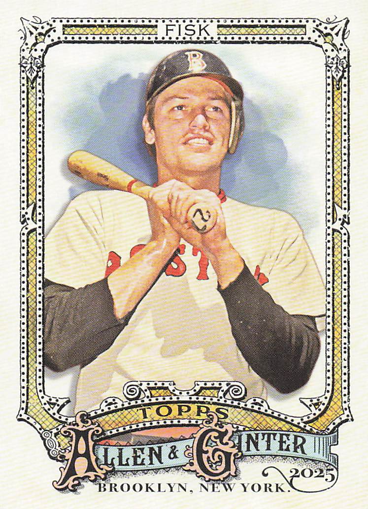 2025 Topps Allen & Ginter Baseball Carlton Fisk #187