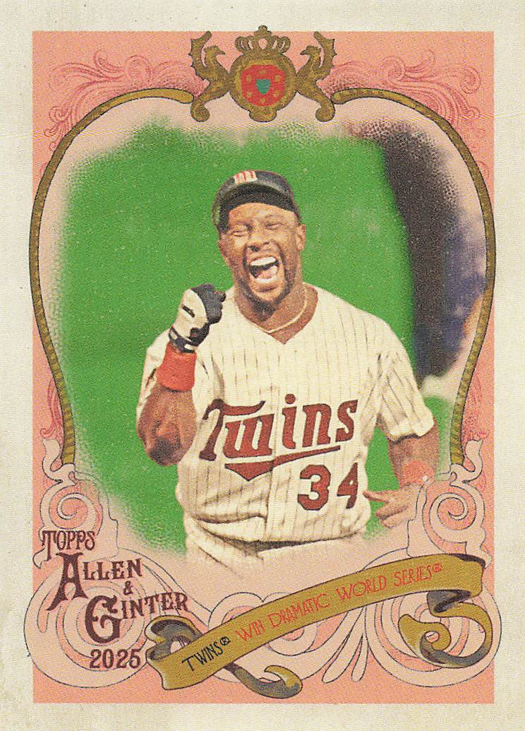 2025 Topps Allen & Ginter Baseball Sweet Victory Kirby Puckett #SV-25