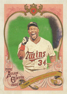 2025 Topps Allen & Ginter Baseball Sweet Victory Kirby Puckett #SV-25