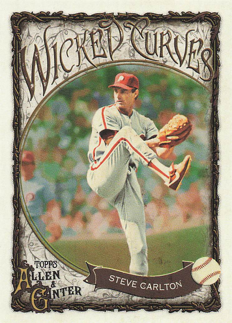 2025 Topps Allen & Ginter Baseball Wicked Curves Steve Carlton #WC-14