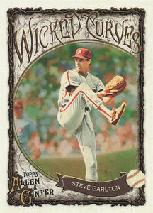 2025 Topps Allen & Ginter Baseball Wicked Curves Steve Carlton #WC-14