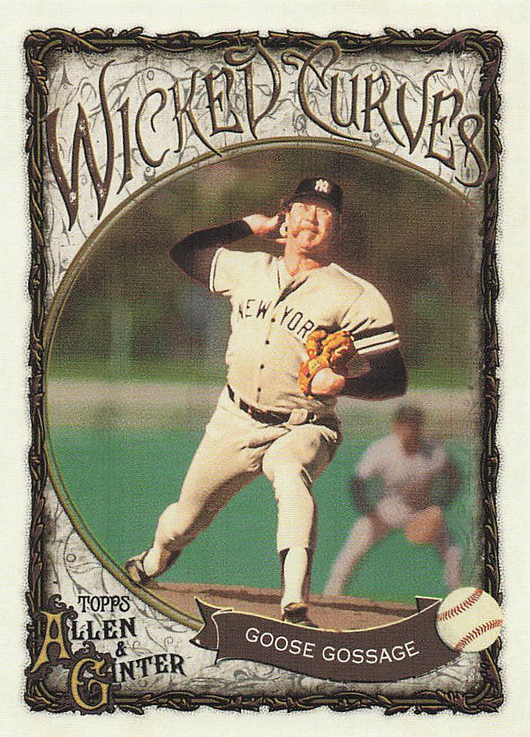 2025 Topps Allen & Ginter Baseball Wicked Curves Goose Gossage #WC-39