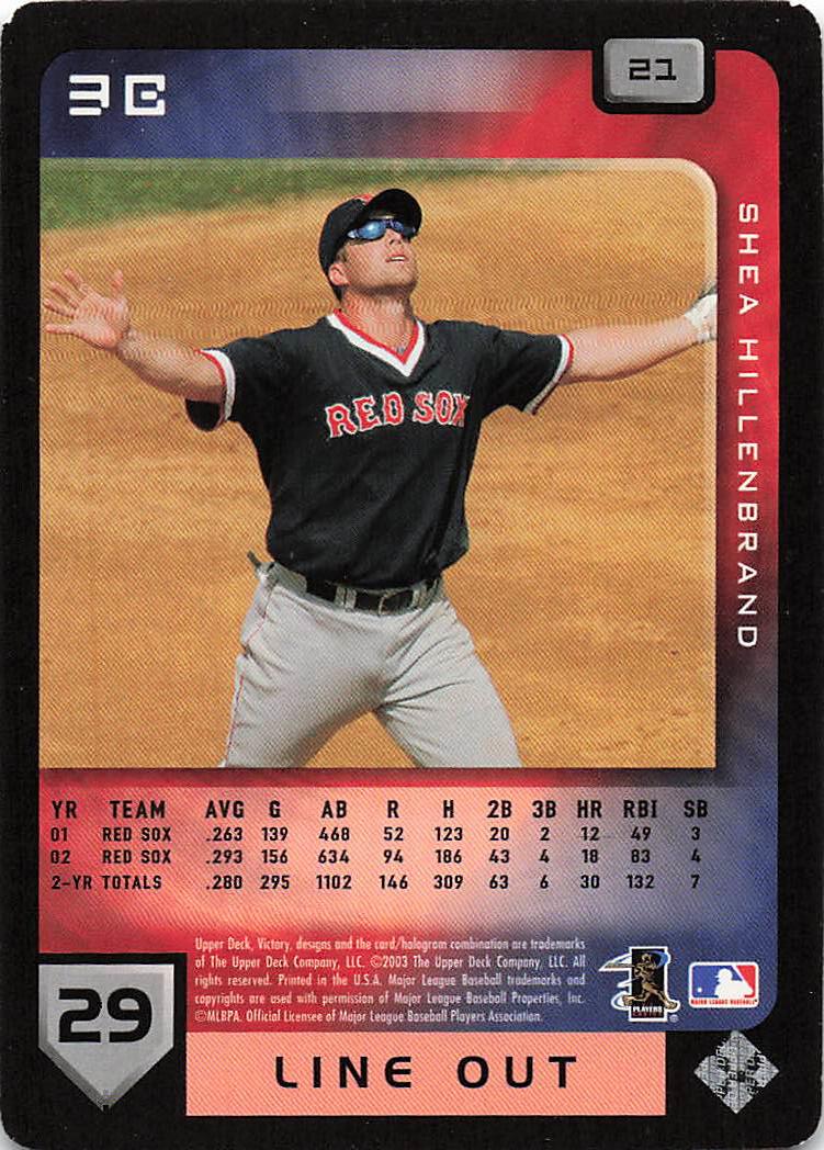 2003 Upper Deck Victory Baseball Shea Hillenbrand #21