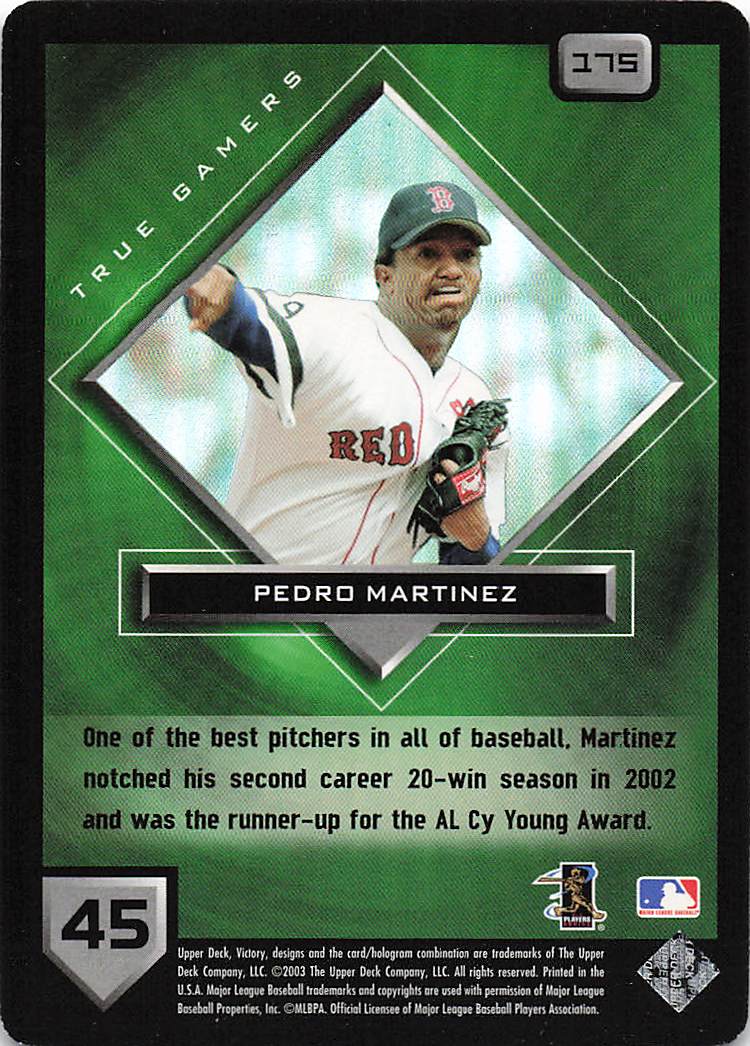2003 Upper Deck Victory Baseball Pedro Martinez #175