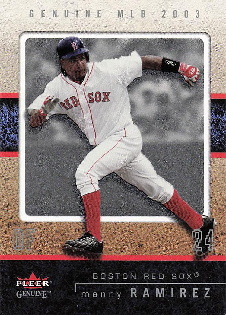 2003 Fleer Genuine Baseball Manny Ramirez #93