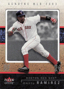 2003 Fleer Genuine Baseball Manny Ramirez #93
