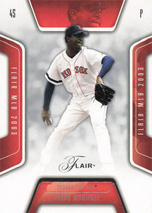2003 Flair Baseball Pedro Martinez #7
