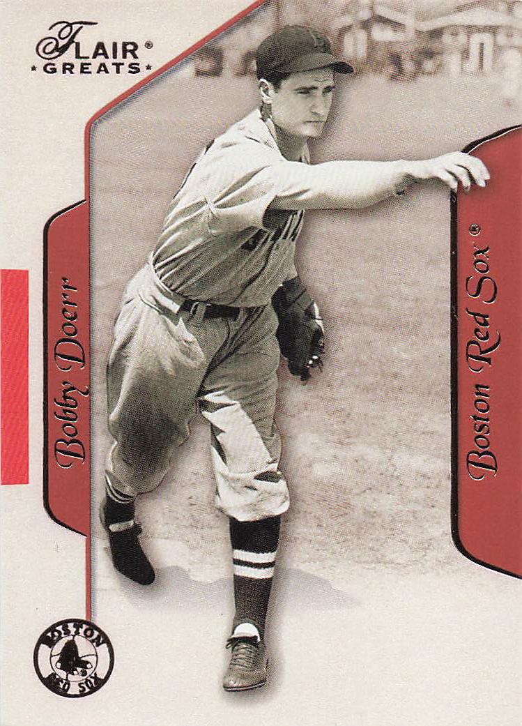 2003 Flair Greats Baseball Bobby Doerr #7