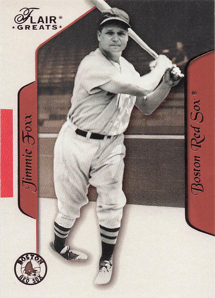 2003 Flair Greats Baseball Jimmie Foxx #60