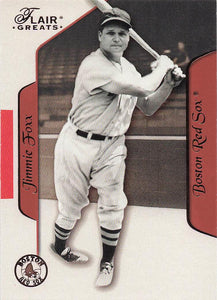 2003 Flair Greats Baseball Jimmie Foxx #60