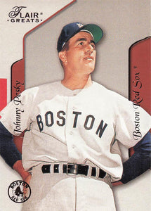 2003 Flair Greats Baseball Johnny Pesky #55