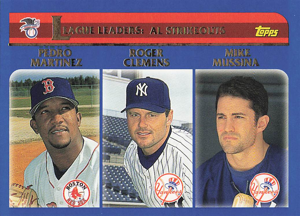 2003 Topps Baseball American League Strikeout Leaders #342