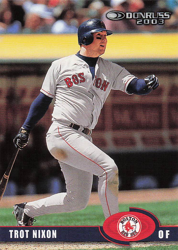 2003 Donruss Baseball Trot Nixon #101