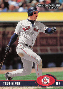 2003 Donruss Baseball Trot Nixon #101