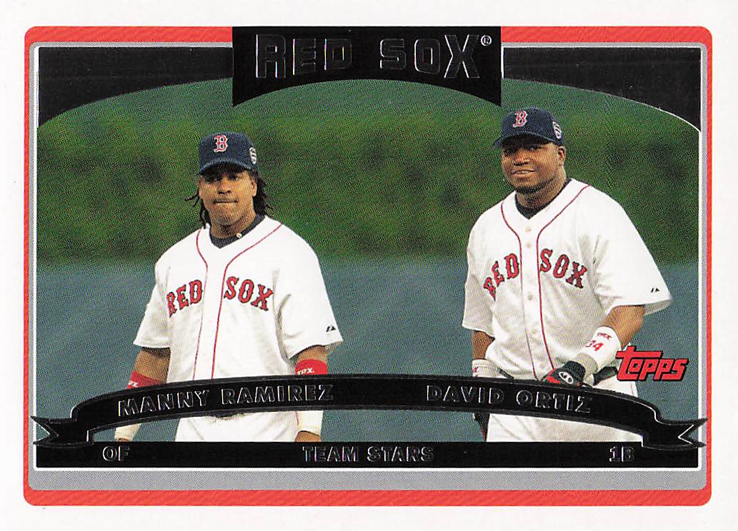 2006 Topps Baseball Manny Ramirez / David Ortiz TS #329