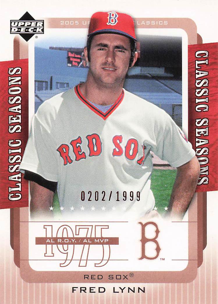 2005 Upper Deck Classics Baseball Classic Seasons 0202/1999 Fred Lynn #CS-FL
