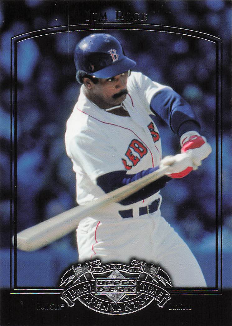 2005 UD Past Time Pennants Baseball Jim Rice #43