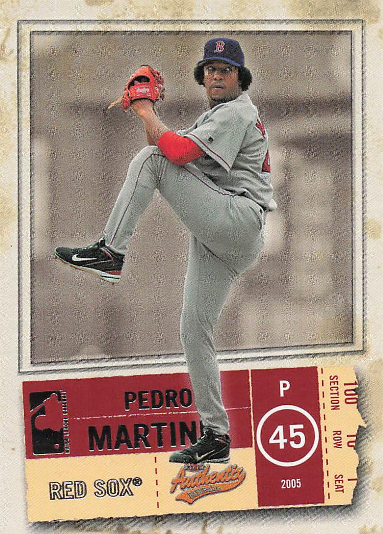 2005 Fleer Authentix Baseball Pedro Martinez #52