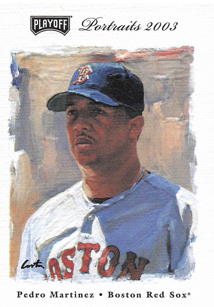 2003 Playoff Portraits Baseball Pedro Martinez #36