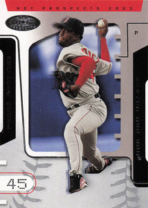 2003 Fleer Hot Prospects Baseball Pedro Martinez #11