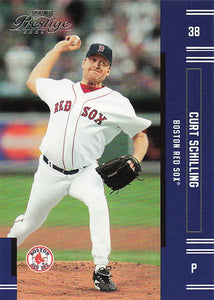 2005 Playoff Prestige Baseball Curt Schilling #38
