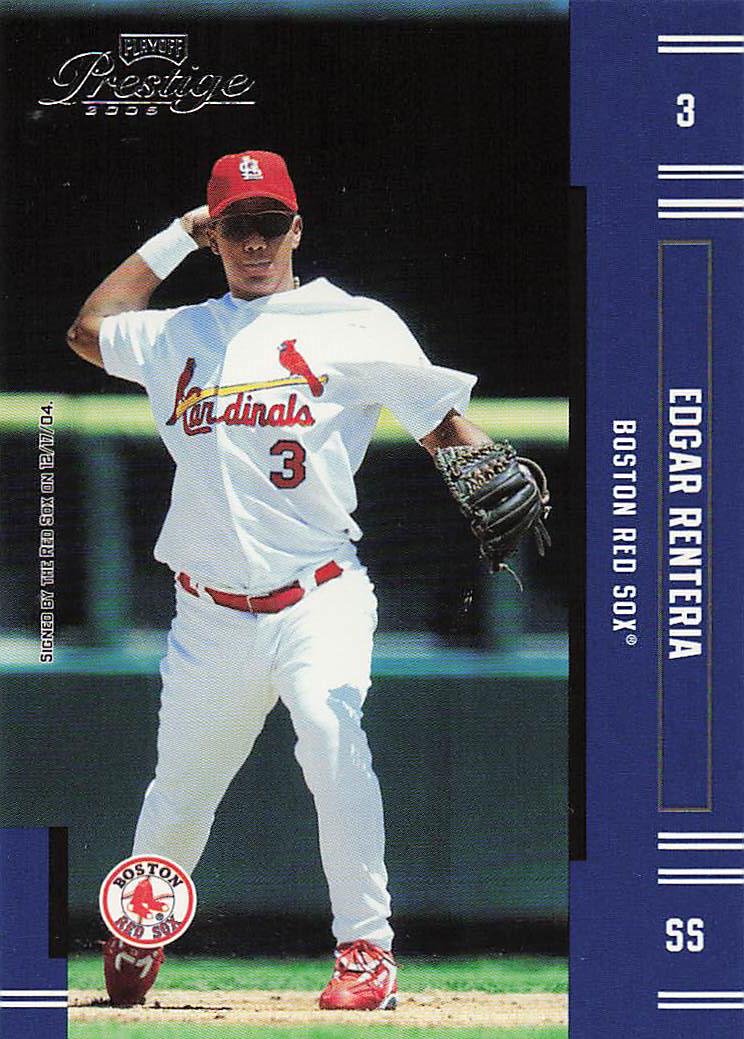2005 Playoff Prestige Baseball Edgar Renteria #3