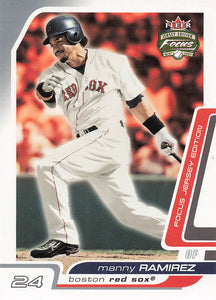 2003 Fleer Focus Jersey Edition Baseball Manny Ramirez #108