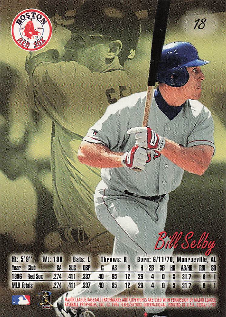 1997 Ultra Baseball Bill Selby #18
