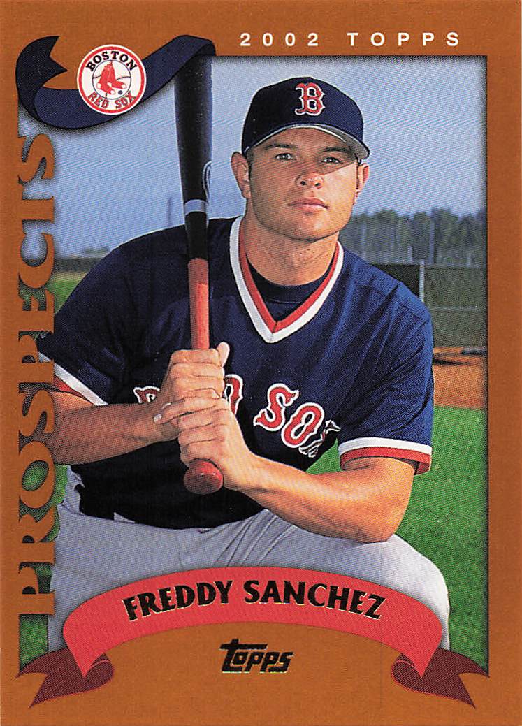 2002 Topps Baseball Freddy Sanchez #313 Rookie