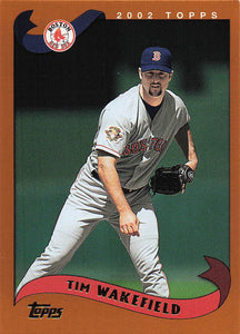 2002 Topps Baseball Tim Wakefield #187
