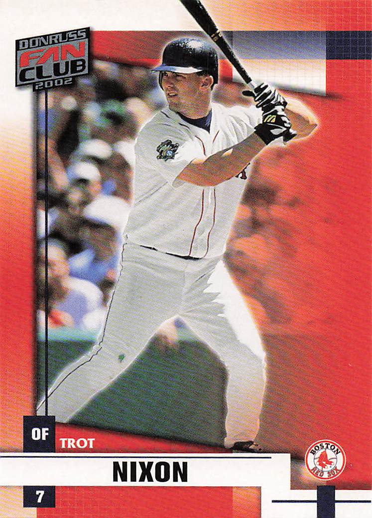 2002 Donruss Fan Club Baseball Trot Nixon #47