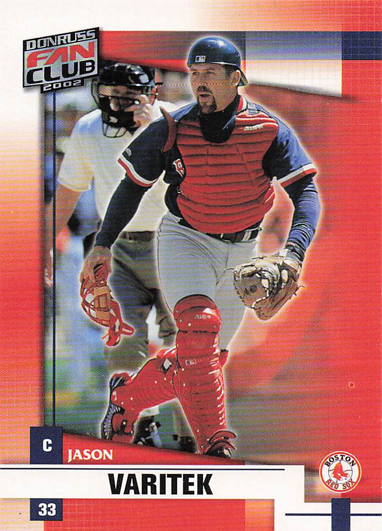 2002 Donruss Fan Club Baseball Jason Varitek #196